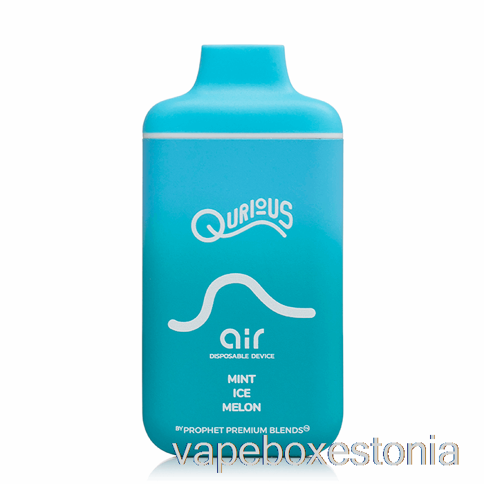 Vape Box Estonia Qurious Air 6000 ühekordne Piparmündijäämelon